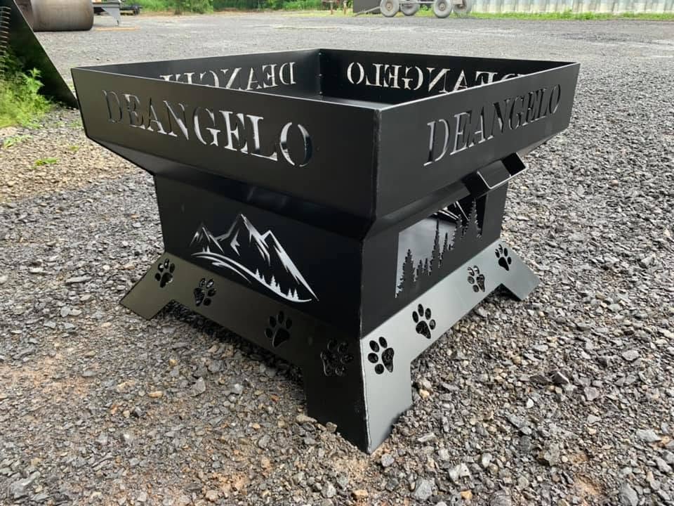Custom Square Fire Pit
