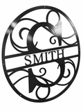 Family Name Letter Sign
